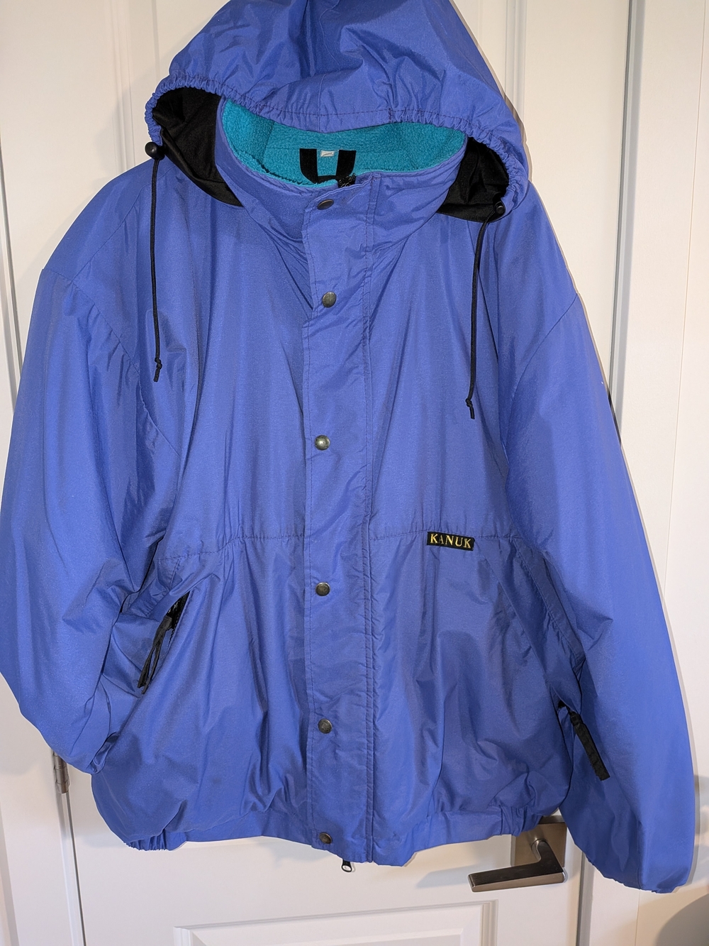 Kanuk Vintage Men's Blue Hooded Winter Coat